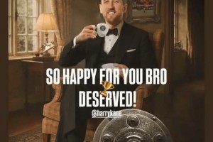 OD资讯：凯恩捧起德甲冠军奖盘，拜仁外租前锋特尔发文送祝福