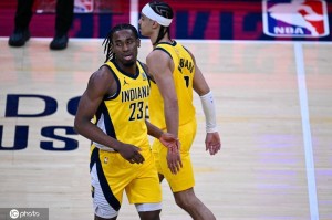 步行者全民皆兵6人得分上双 麦康奈尔再次扮演奇兵