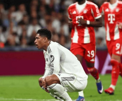 已经撕破脸！贝林厄姆吐槽维尼修斯不传球，小熊暴怒回怼：你想干啥！皇马欧冠出局夜已经失控